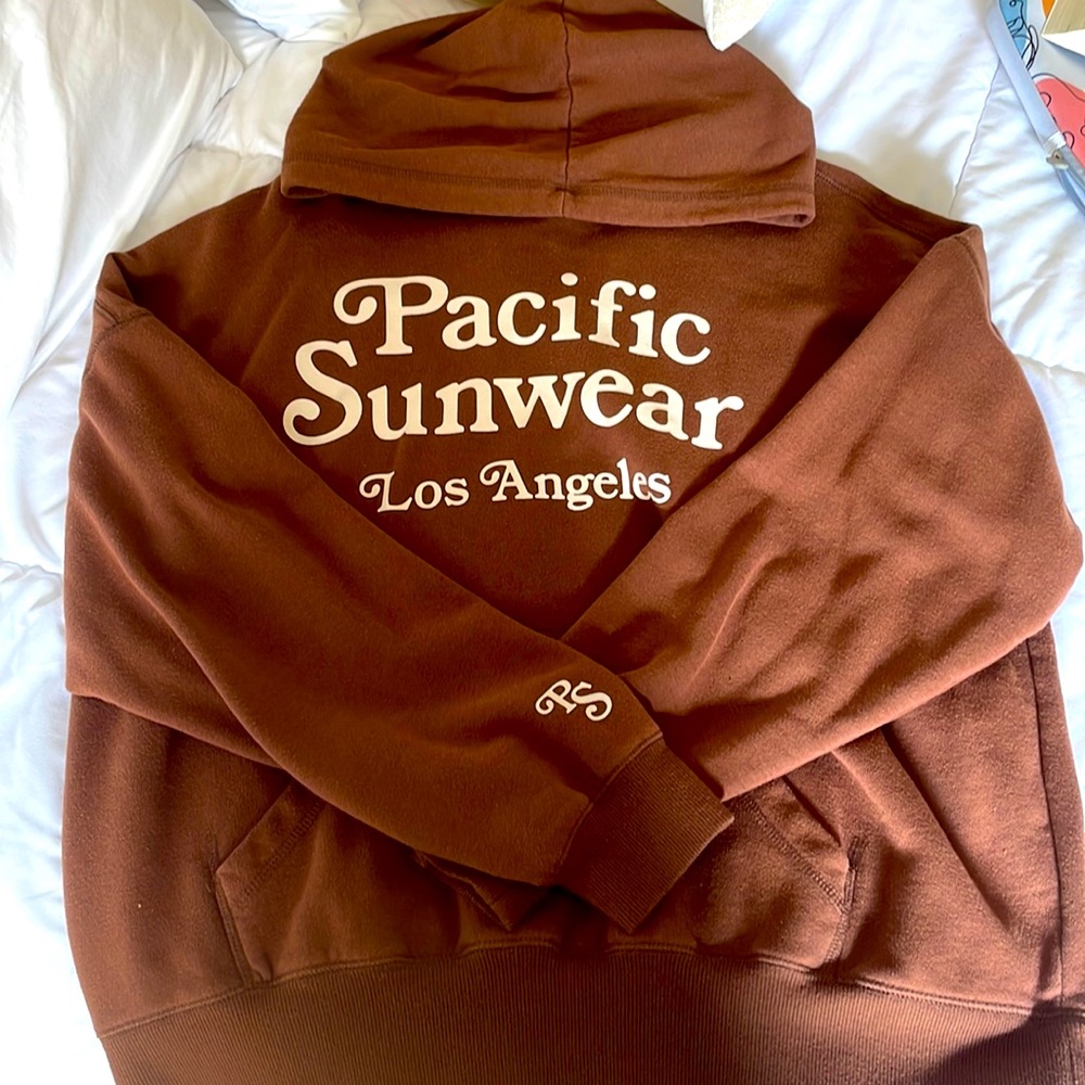 Brown hoodie